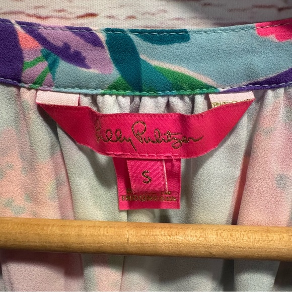 Lilly Pulitzer Carolane Lileeze Halter Swing Dress Multi Me and My Zesty Sz S - Picture 9 of 15